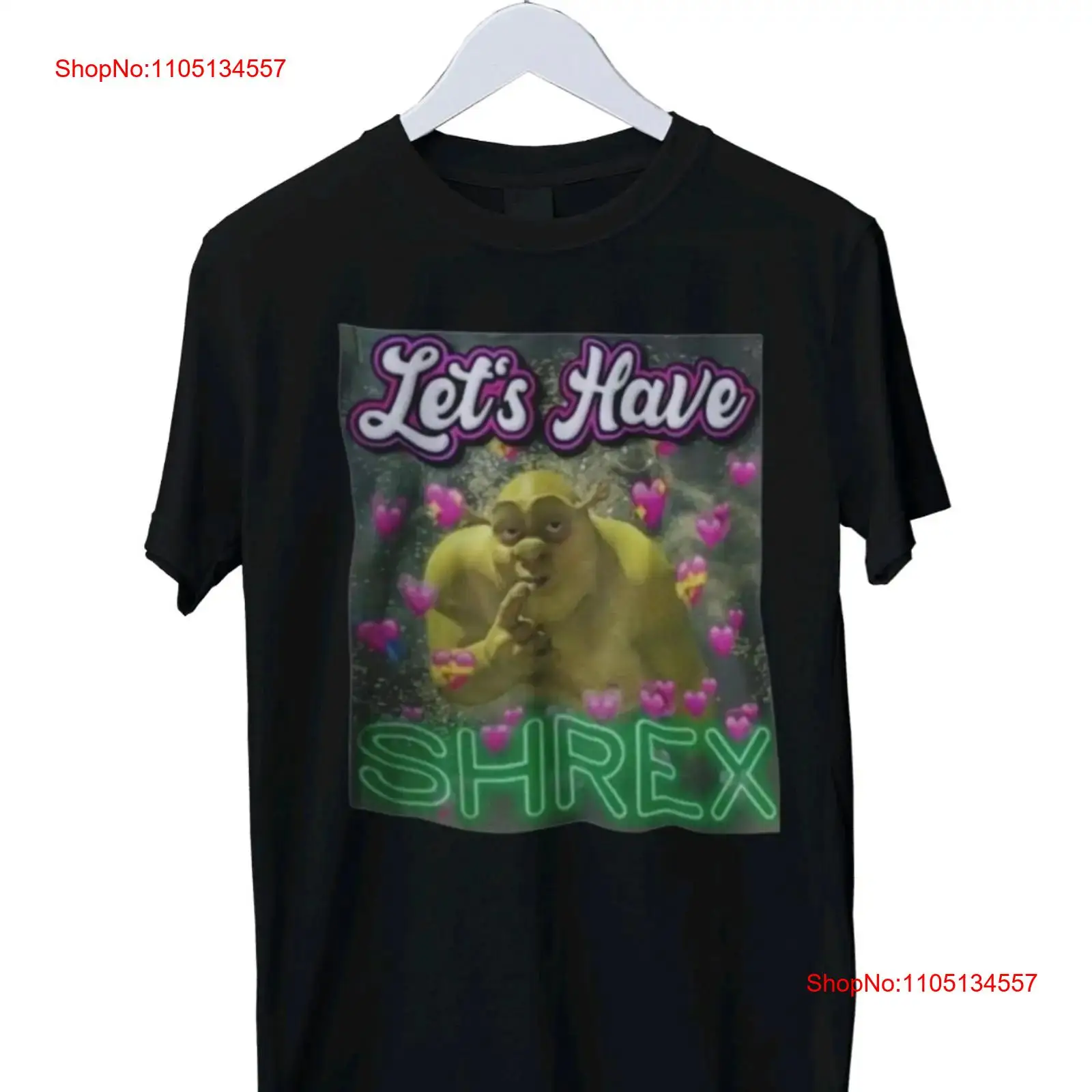 Vintage Fashion Wear - Забавная футболка Lets Have Shrex Meme