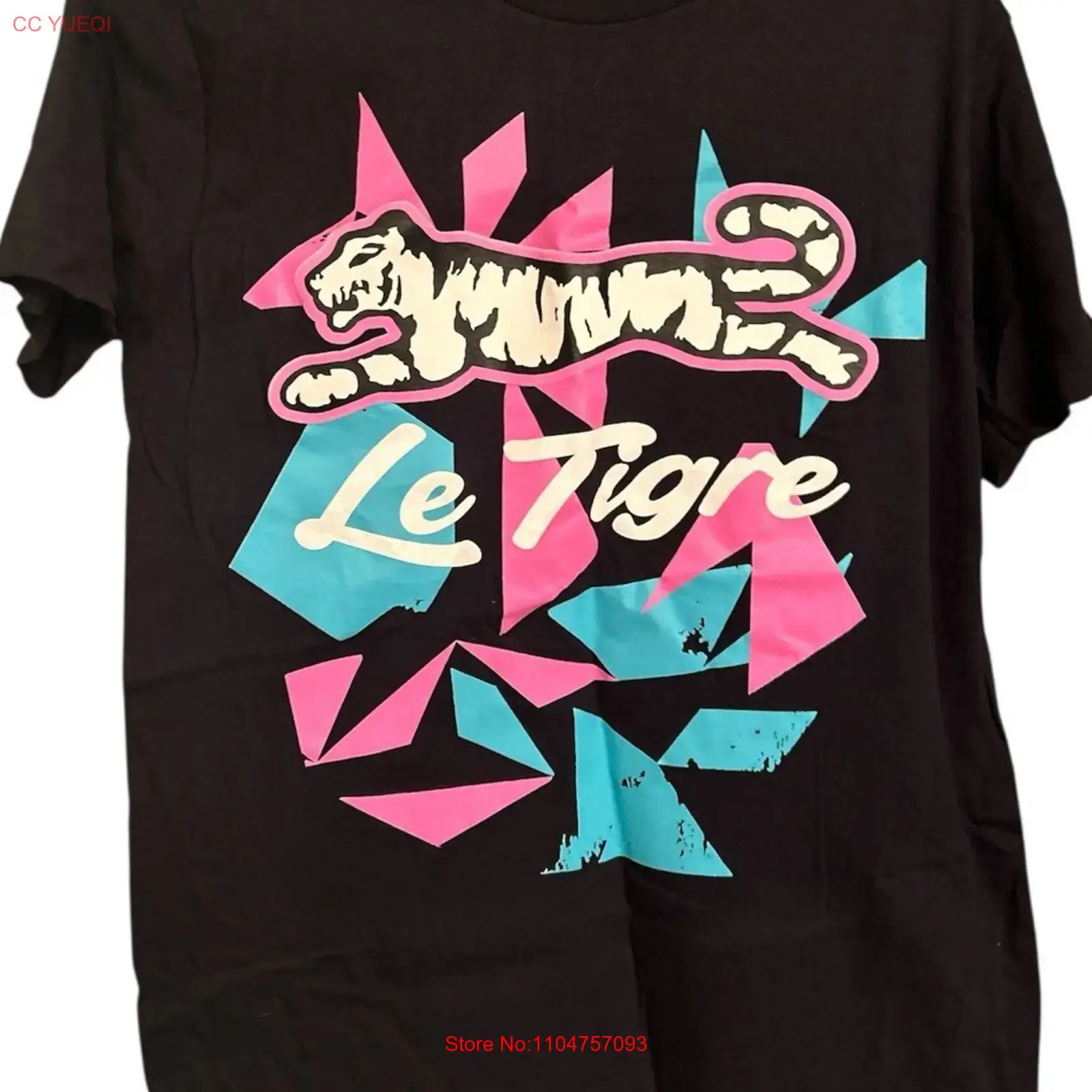 Vintage Fashion Logos - Мужская ретро-футболка Le Tigre, размер M,