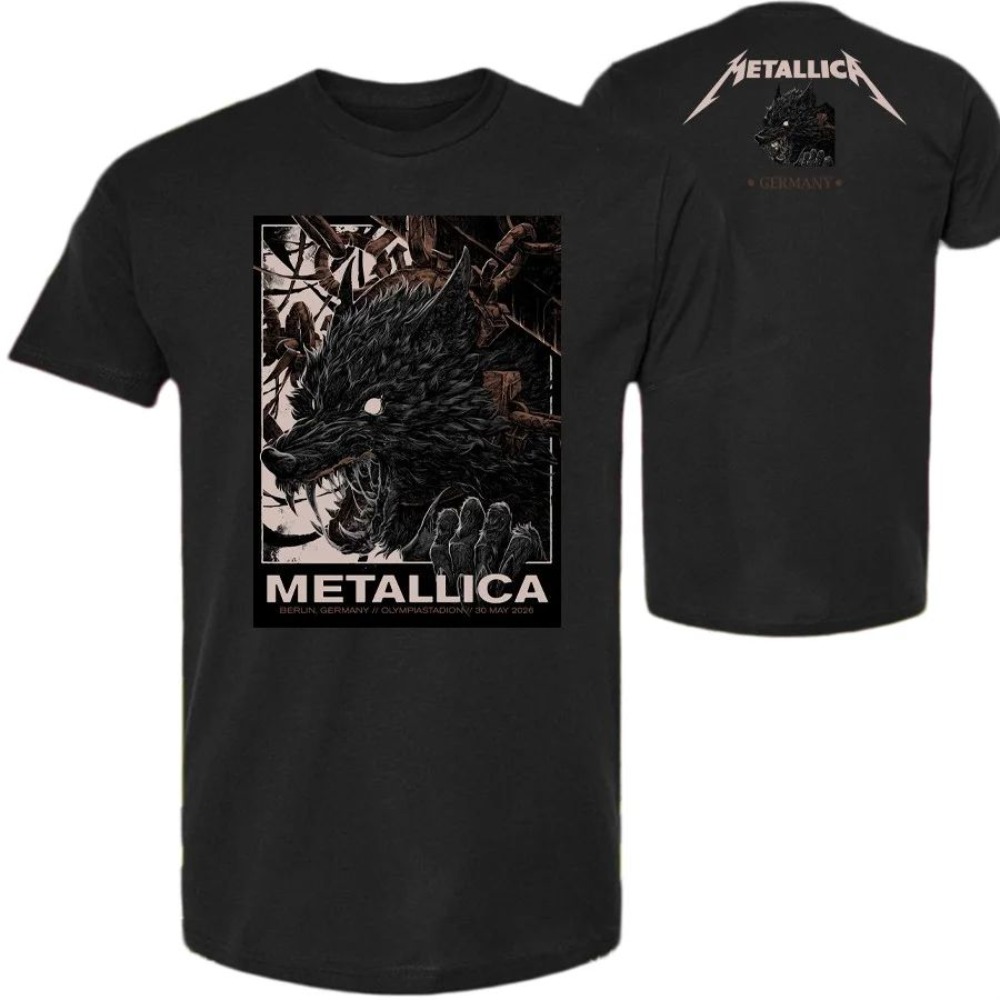 Vintage Fashion Berlin - Футболка Metallica M72 Berlin Olympiastadion Rock