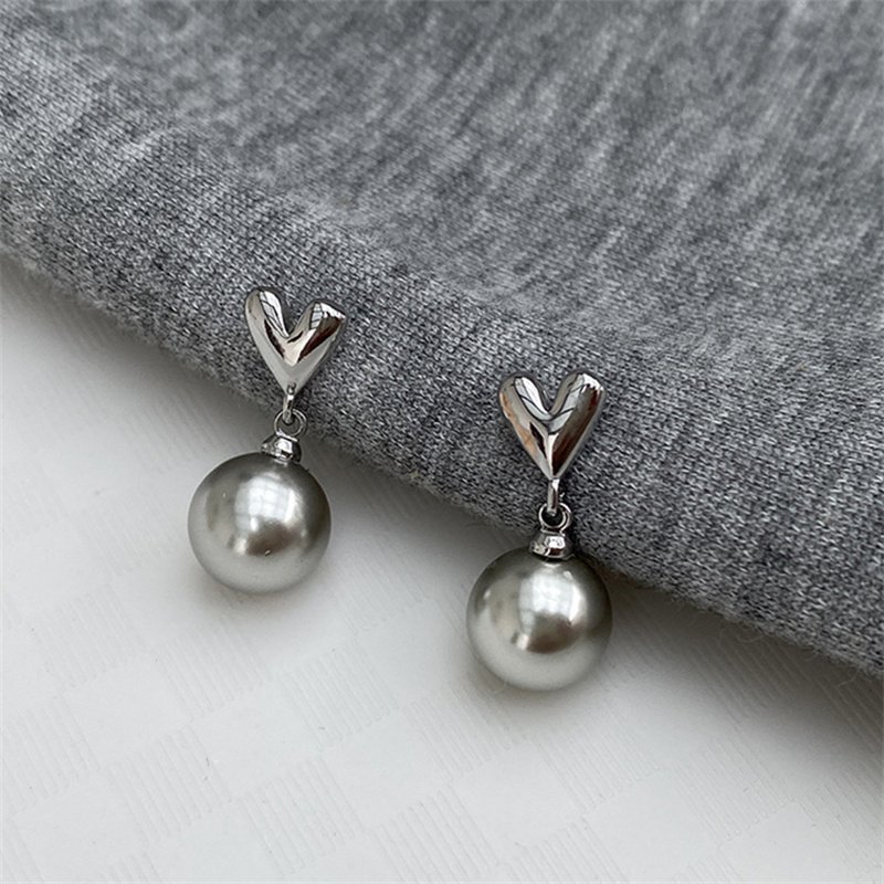Vintage Fashion Jewelry Brands - Новинка 2023, французские элегантные серые жемчужные