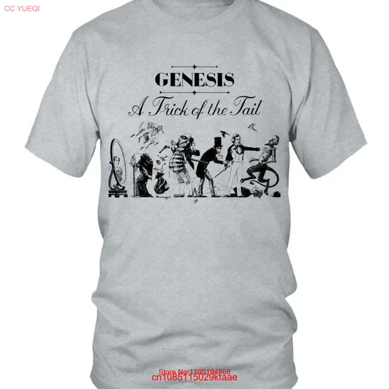 Vintage Flannel Shirt - ФУТБОЛКА GENESIS BAND, винтажная стираная дышащая