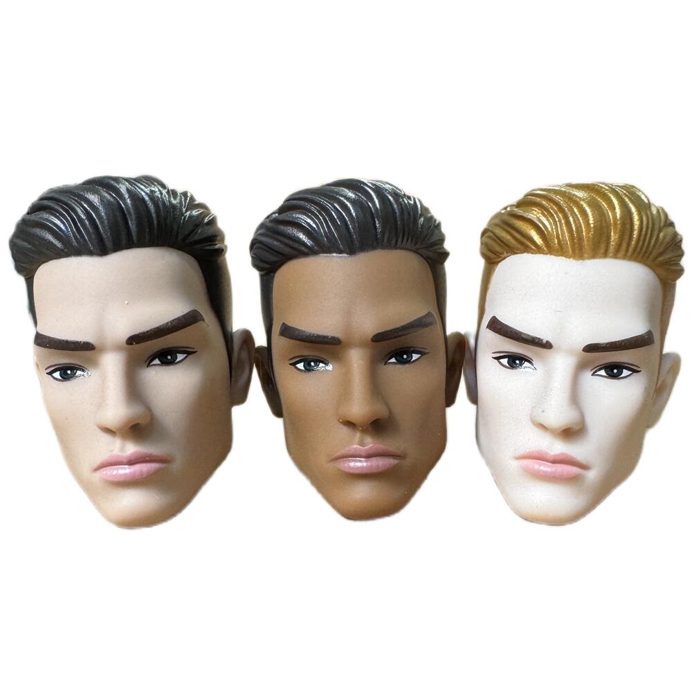 Vintage Fashion Toys - Мужские кукольные головы, модные винтажные однотонные