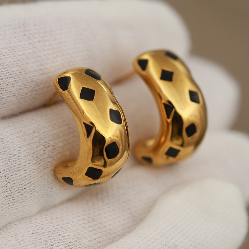 Vintage Fashion Jewelry Brands - Классические серьги-гвоздики из нержавеющей стали 316L,