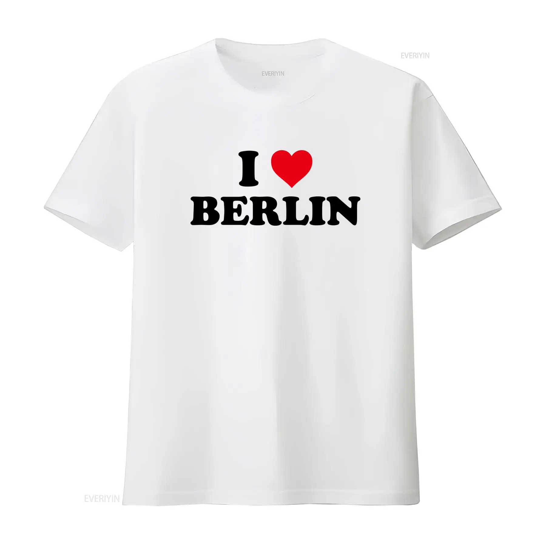 Vintage Fashion Berlin - Стильная футболка I Love Berlin для