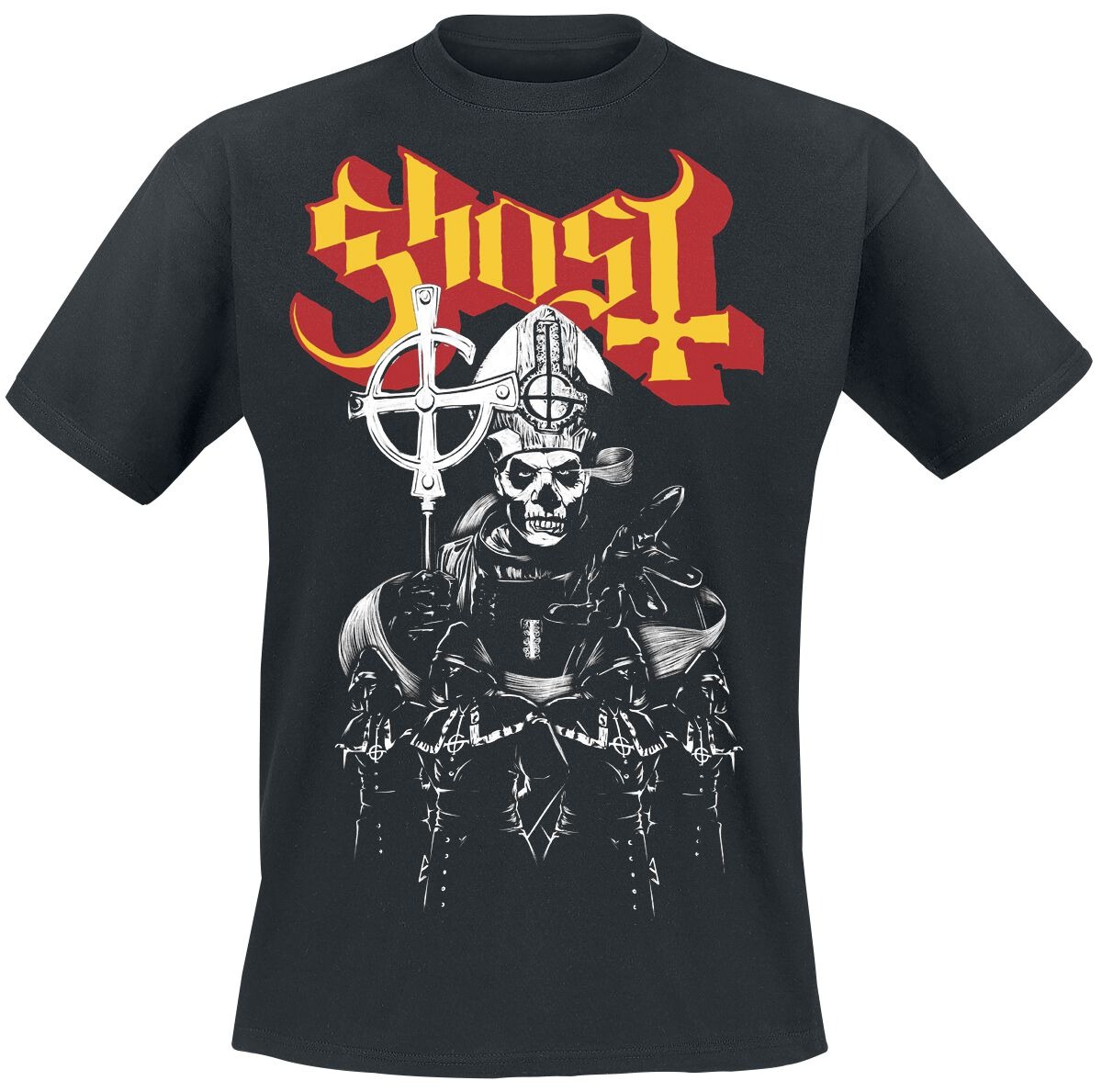 Vintage Fashion Icons - Футболка с принтом логотипа группы Ghost