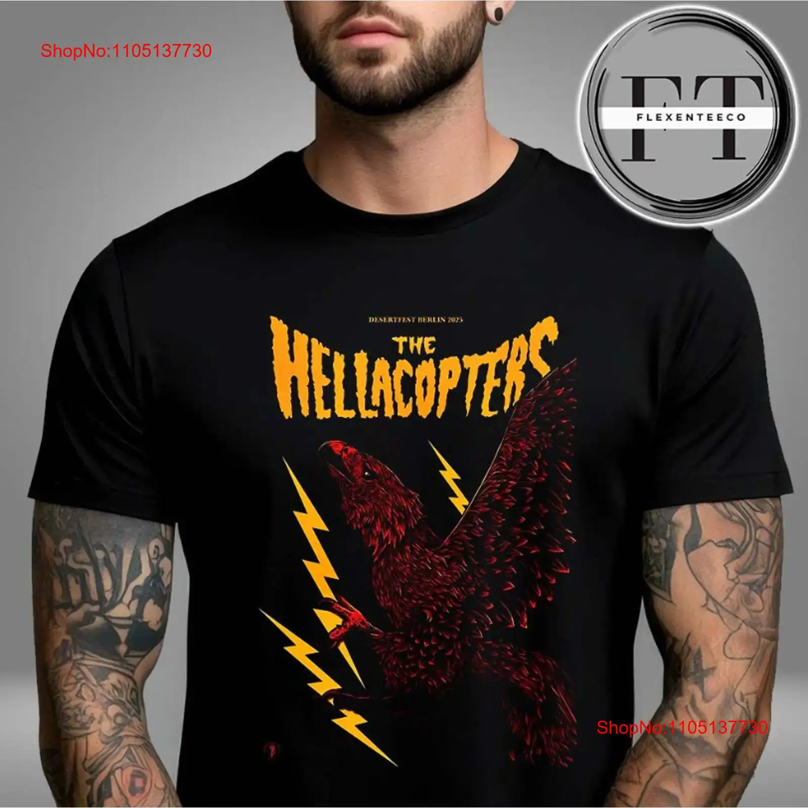 Vintage Fashion Berlin - Футболка Hellacopters At Desertfest Berlin 2025,