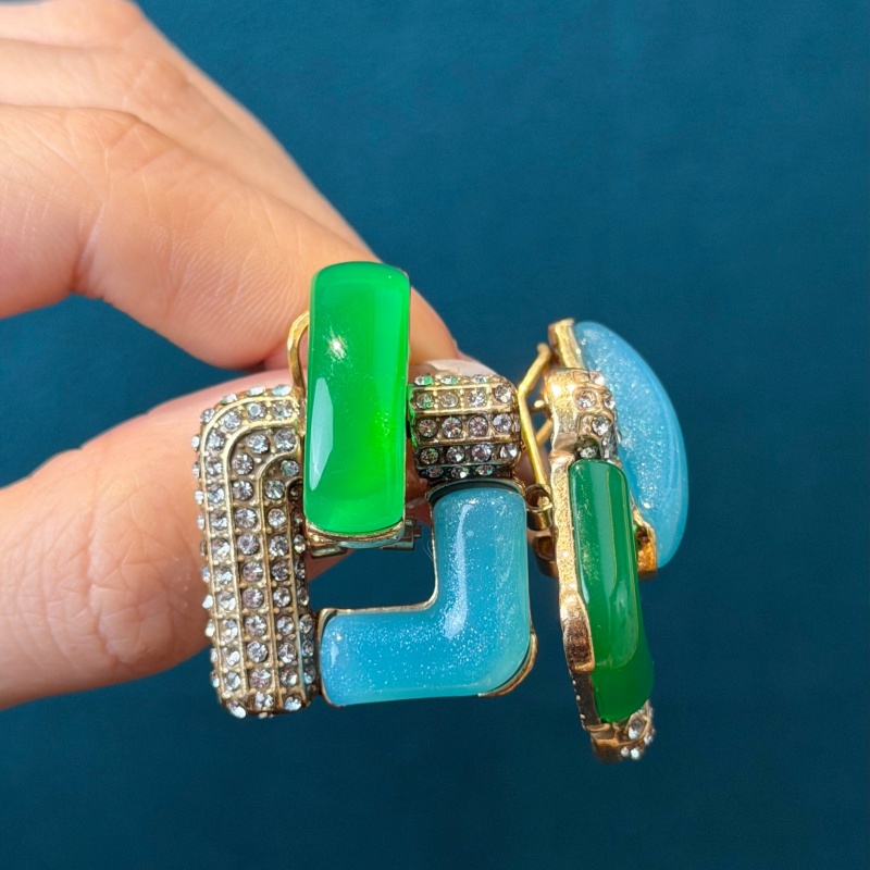 Винтажные синие стеклянные зел – обзор и цена Vintage Fashion Jewelry Brands