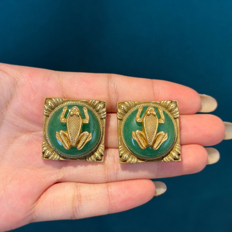 Серьги-гвоздики в форме квадра – обзор и цена Vintage Fashion Jewelry Brands