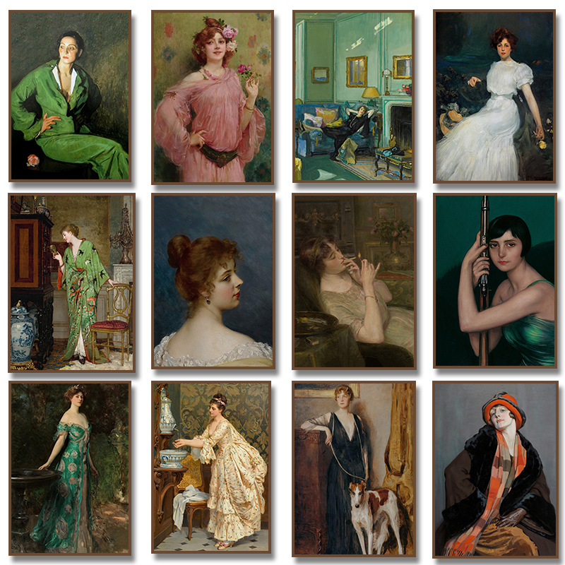 Постер с портретом женщины эпо – обзор и цена Vintage Fashion Prints For Wall