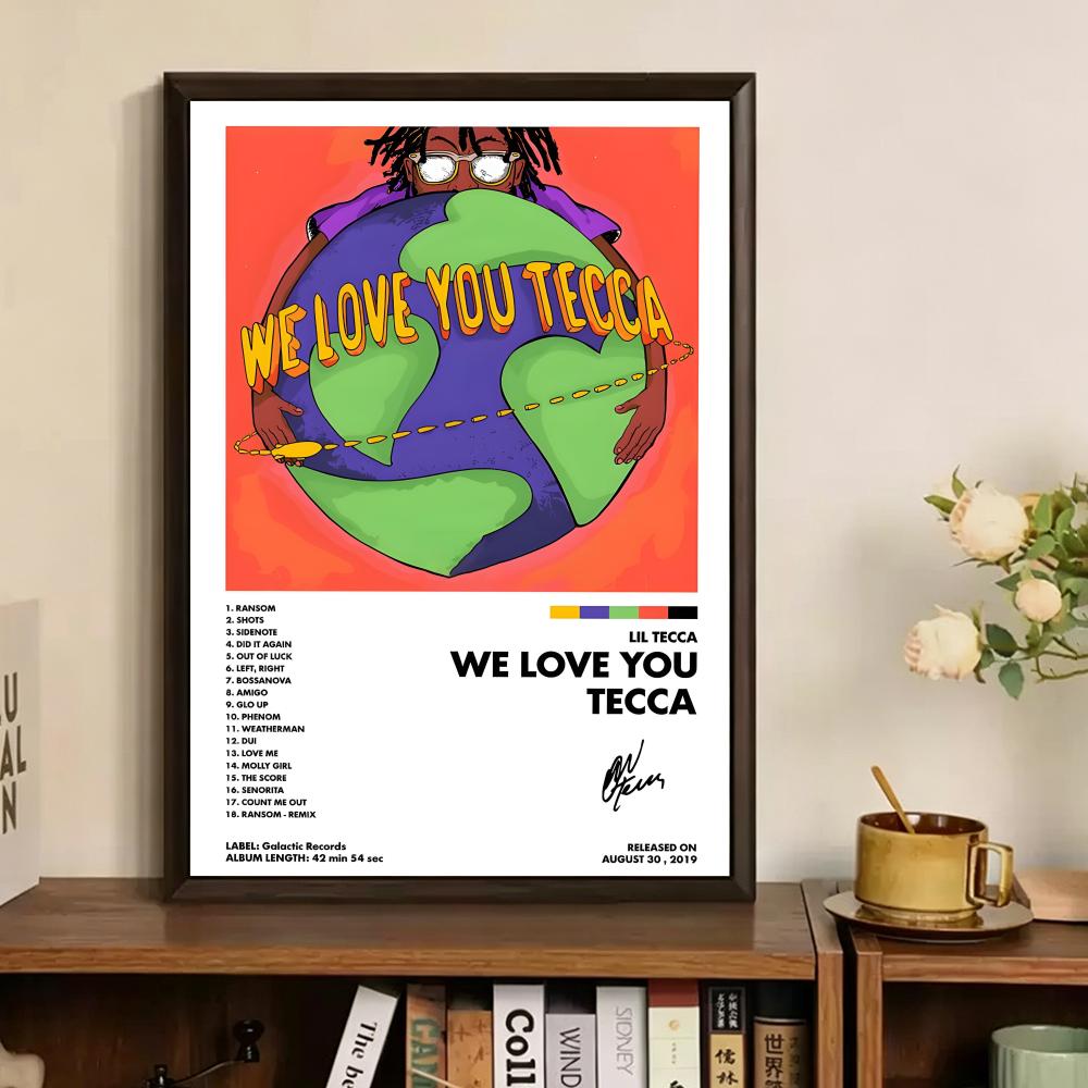 Постер L-lil Tecca ABLUM с кал – обзор и цена Vintage Fashion Prints For Wall