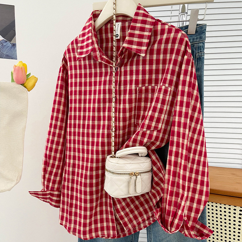 Винтажная рубашка в корейском  – обзор и цена Vintage Flannel Shirt