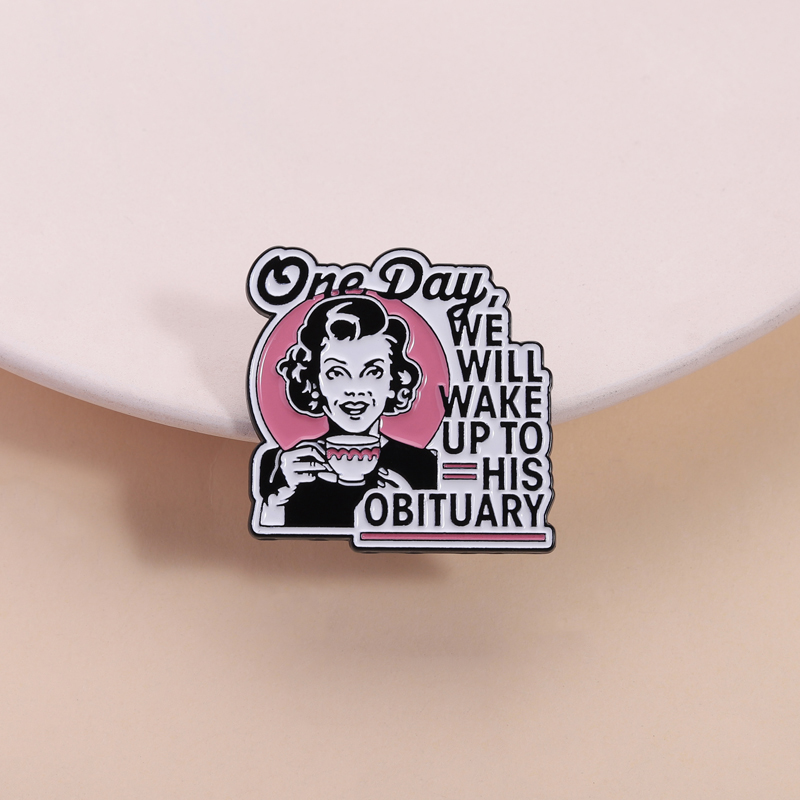 Темный юмор, булавка для домох – обзор и цена Vintage Fashion Obituaries