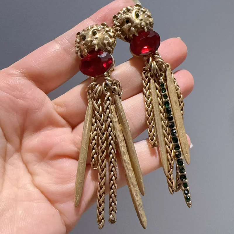 Винтажные длинные серьги с гол – обзор и цена Vintage Fashion Jewelry Brands