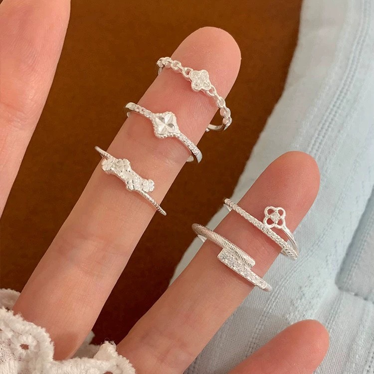 Кольца из стерлингового серебр – обзор и цена Vintage Fashion Rings For Women